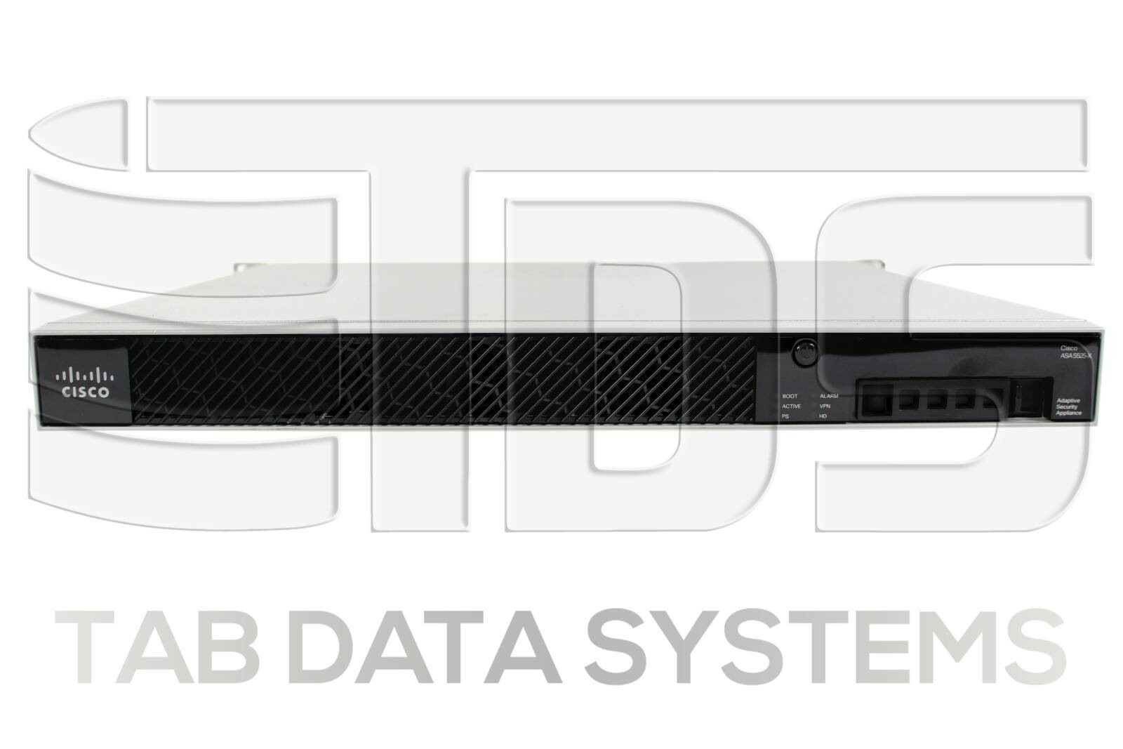 Cisco ASA 5525-X w/ OS, VPN Premium License 800-34122-04 No Drives
