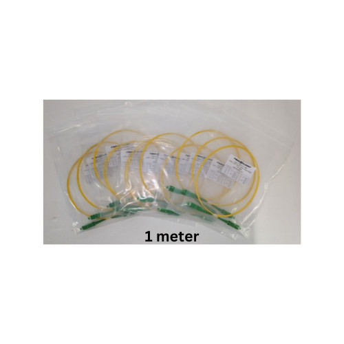 (10 Pack) SC to SC APC Simplex OS2 Single-Mode Fiber Optic Patch Cable - Jumper