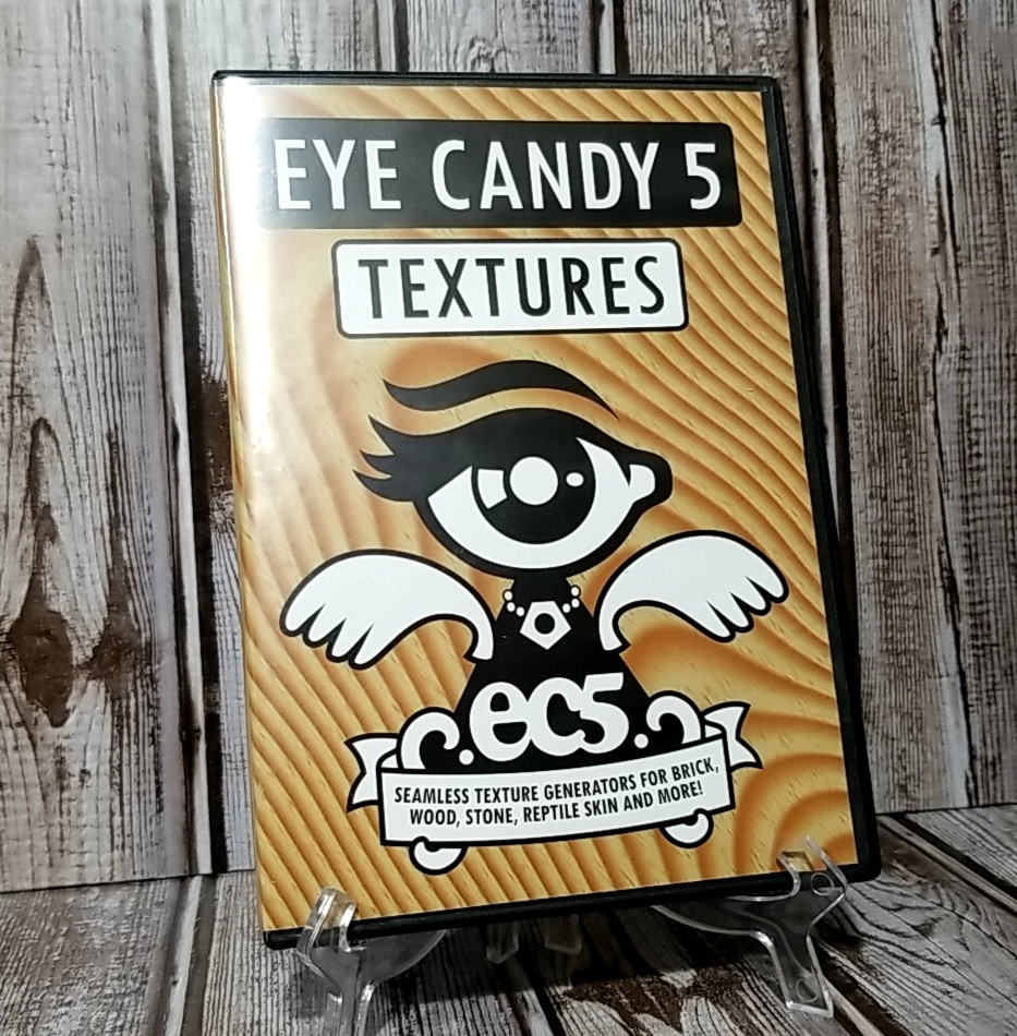 Alien Skin Software Eye Candy 5: Textures 5.0 Seamless Texture Generator w/ Book