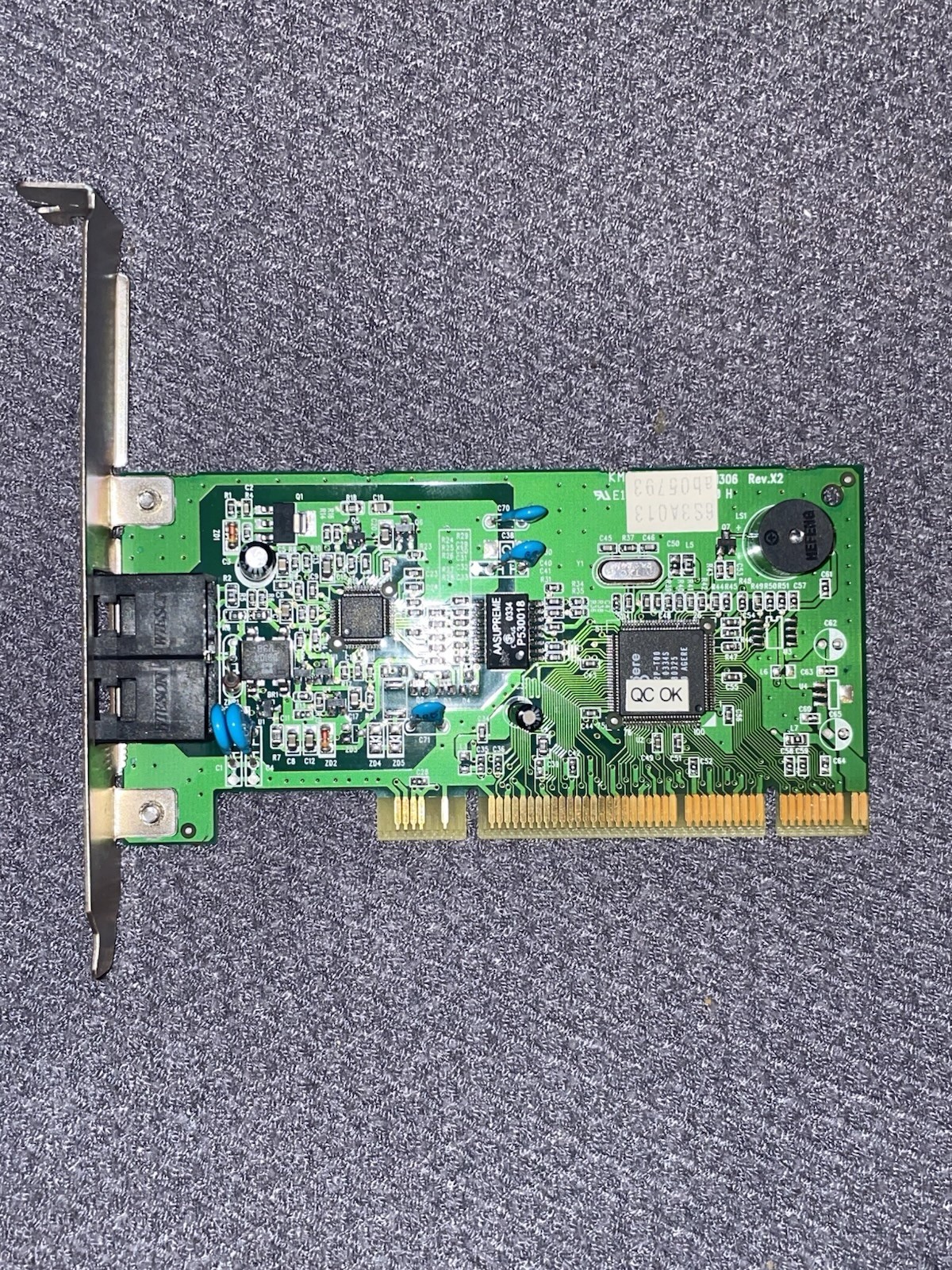 GVC DI-1156IV/P2 56K PCI Fax Modem Card RJ11 Vintage Internal Modem