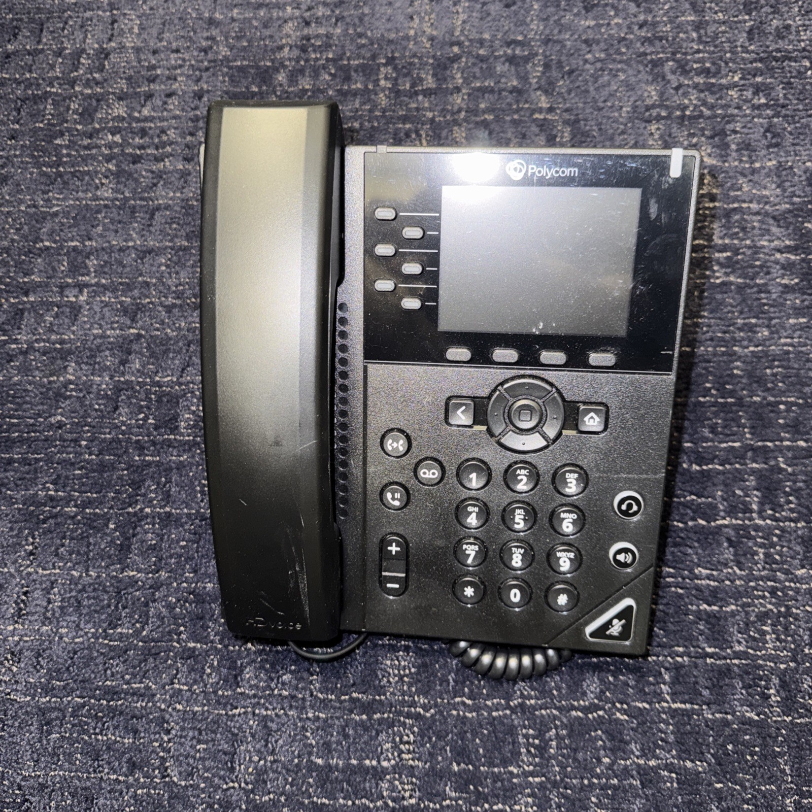 Poly Phone VVX 350 6-Line Business IP Desk Black Ring Central VVX350