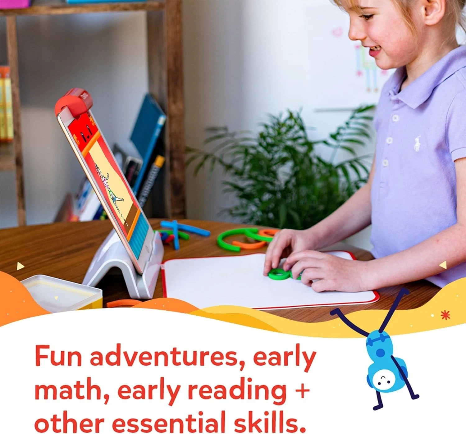 Authentic Osmo Little Genius Starter Kit iPad Kids Educational Learning Game
