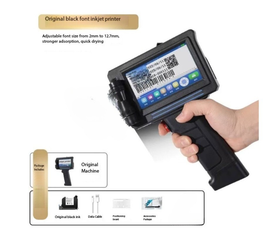 Non-encrypted Handheld Coders Compact Fully Automatic in-Line Inkjet Printers