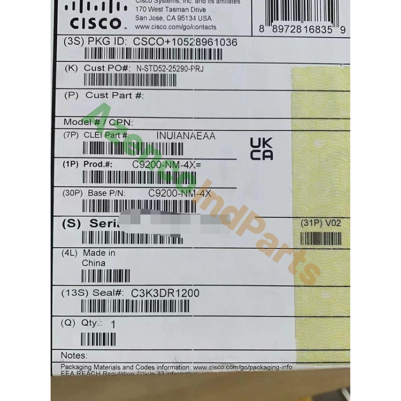 NEW Cisco C9200-NM-4X Catalyst Network Module  FREE Delivery
