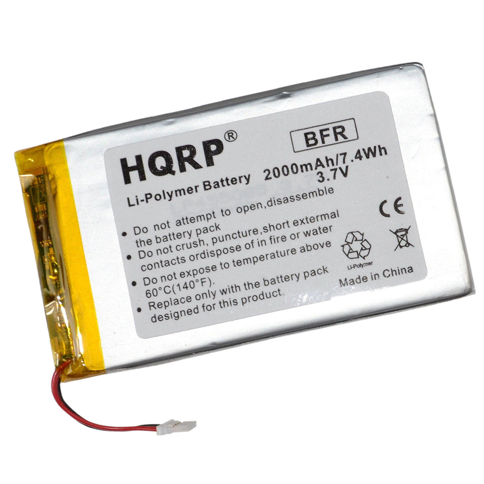 HQRP Battery for RCA RCT6973W43 Voyager III RCA 7" Tablet Replacement, 3.7v 2Ah