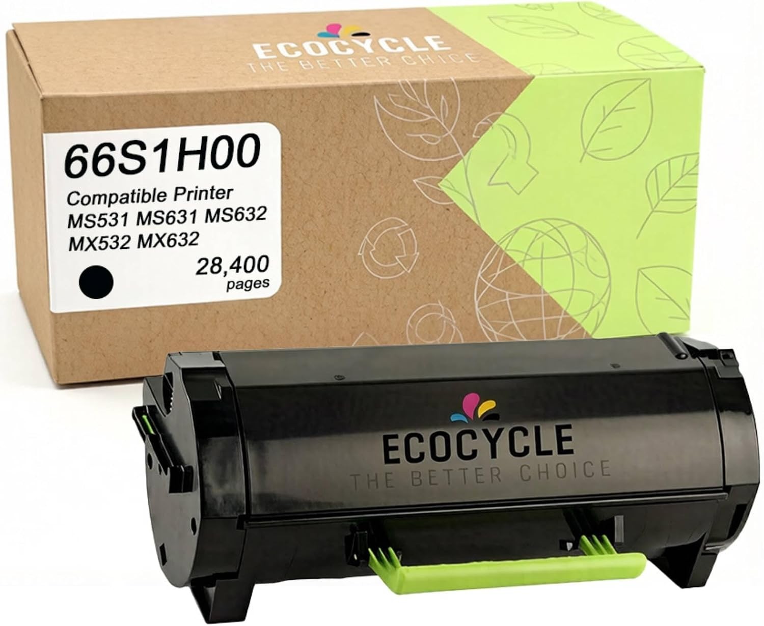 66S1H00 Black Toner Cartridge for Lexmark MS531 MS631 MS632 MX532 MX632 Printers
