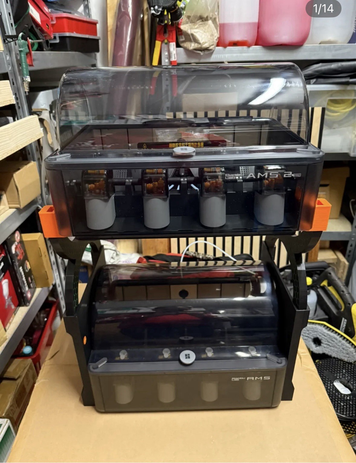 Bambu lab ams 2 pro stackable units 