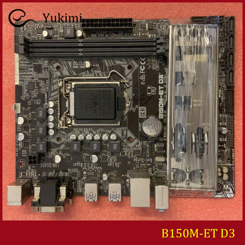 FOR ASUS B150M-ET D3 DDR3 LGA1150 32GB ATX Motherboard Test OK