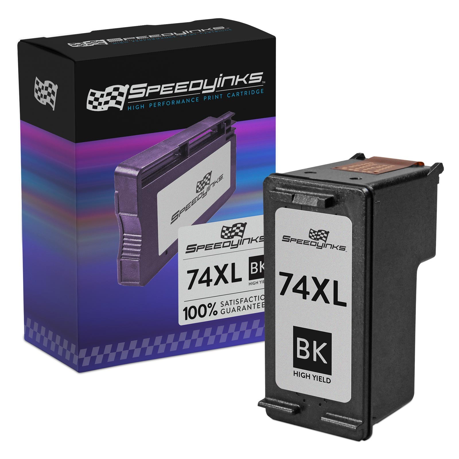 Reman replacement for HP 74XL / CB336WN High Yield Black Ink Cartridge