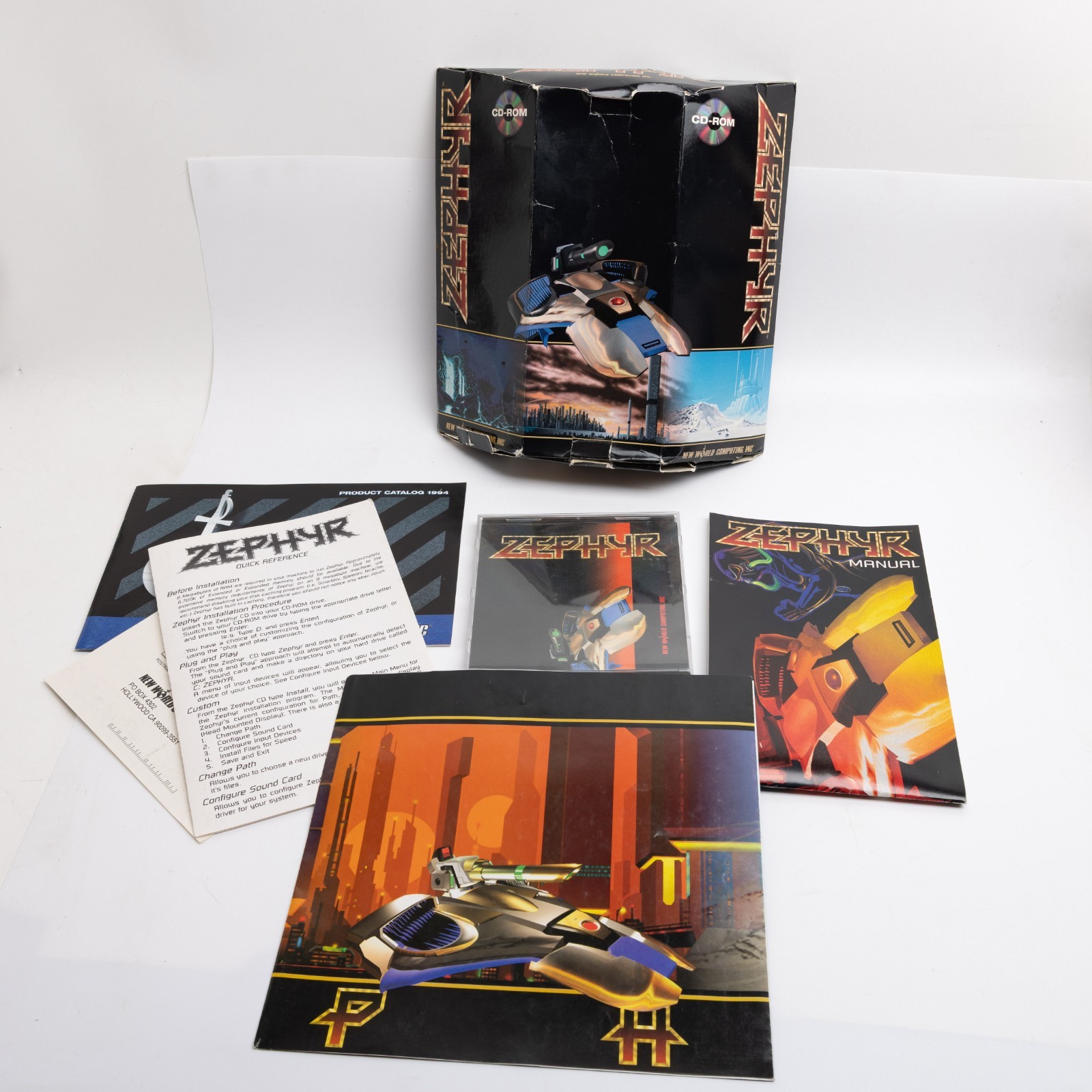 Zephyr IBM PC CD Rom Video Game