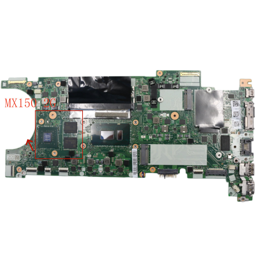 NM-B471 For Lenovo Thinkpad T480S  Motherboard i5 i7-8th MX150 RAM 8G 01LV622