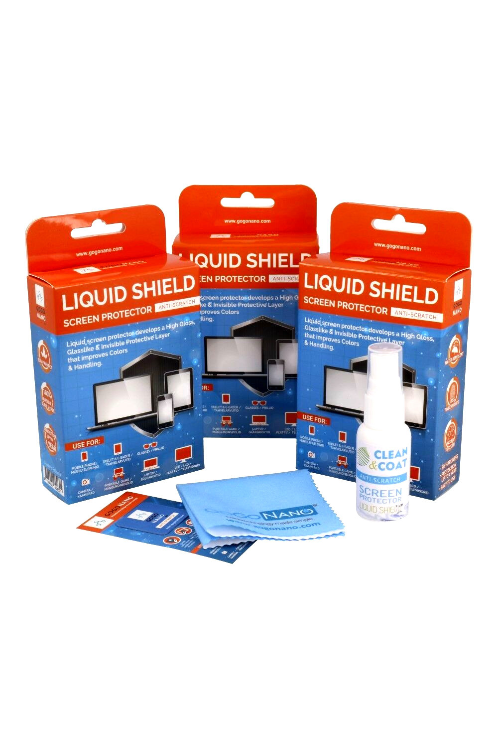 Liquid Glass Screen Protector Nano for Cell Phones Invisible Universal Film LCD