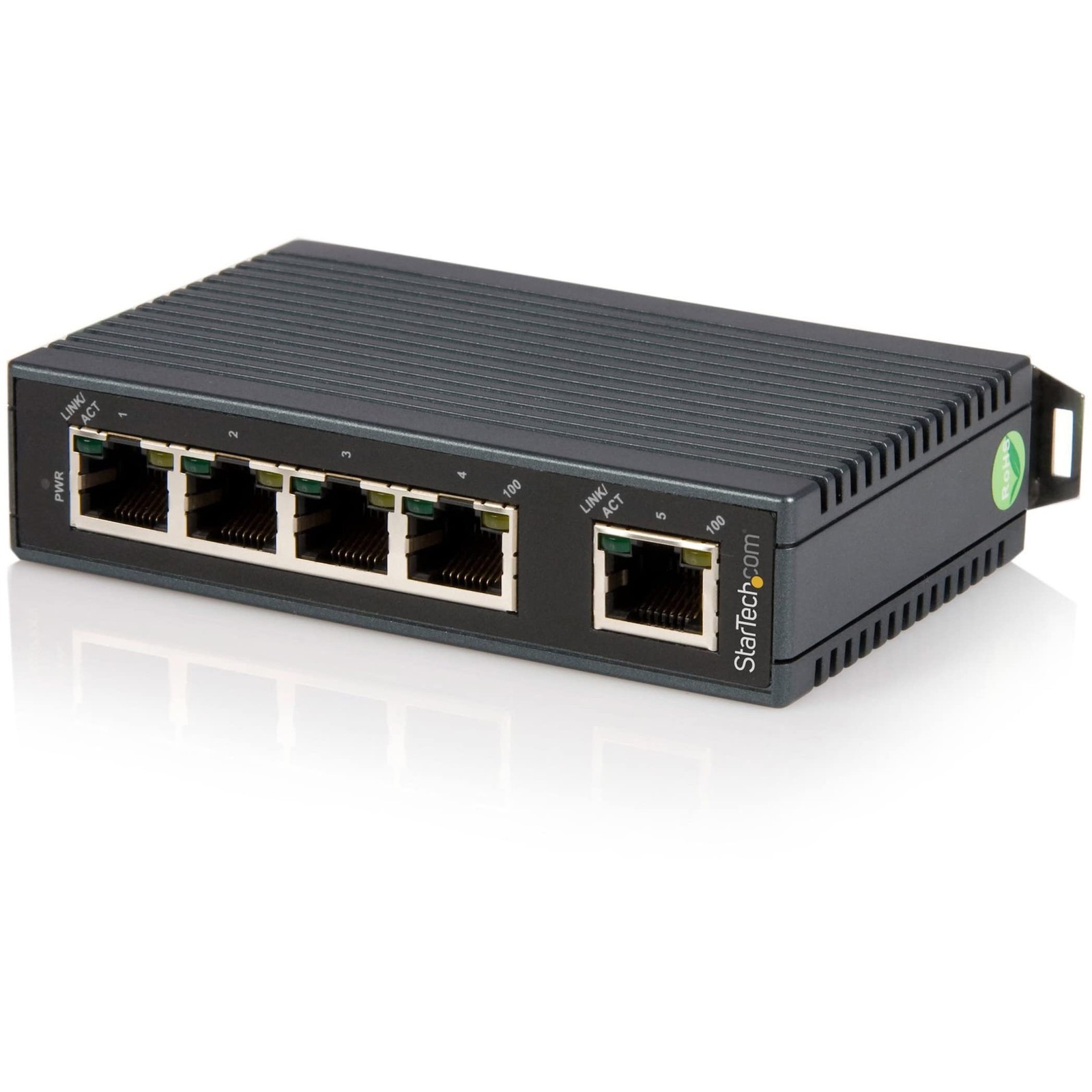 StarTech.com 5-Port Ethernet Switch - 10/100Mbps Industrial Networking Solution