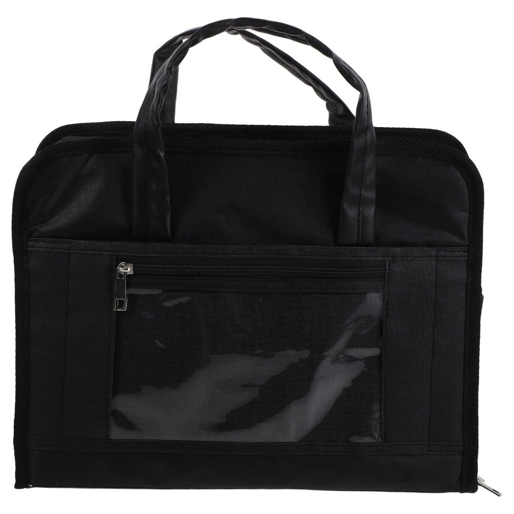 Durable Oxford Cloth Laptop Briefcase with Lockable Compartments File Tote Bag