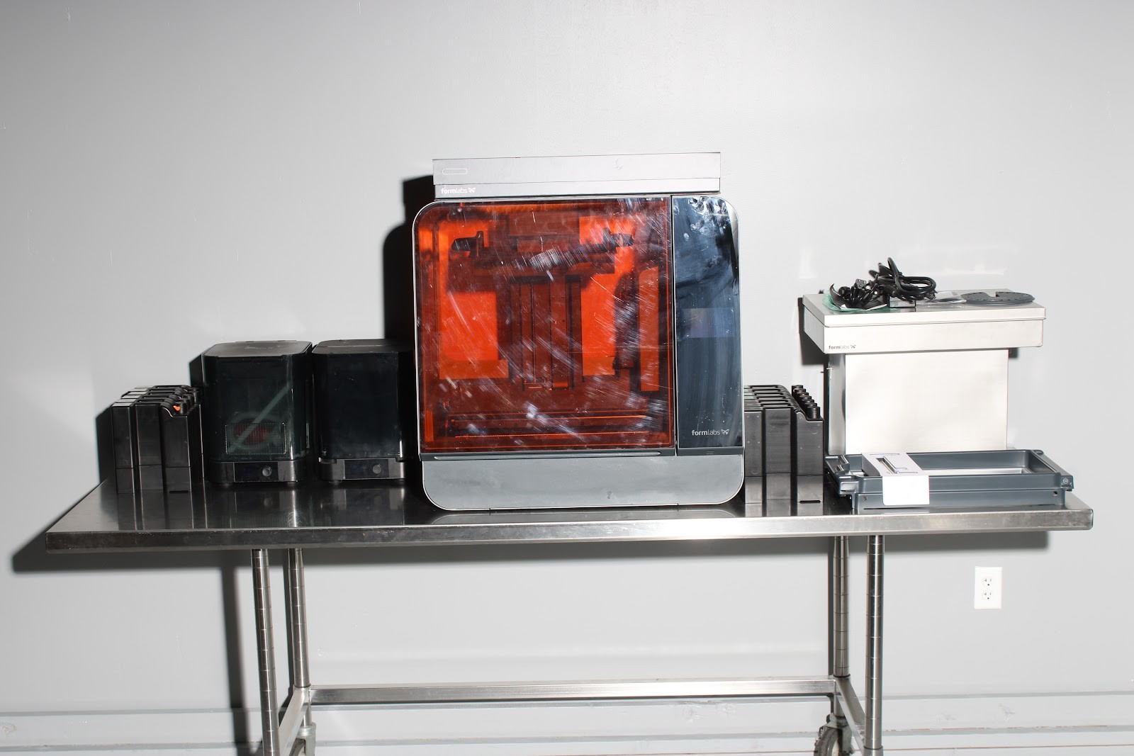Formlabs Form 3L 3D SLA Printer W/ Resin Curing Station, Wash Tank, Rinse Bucket