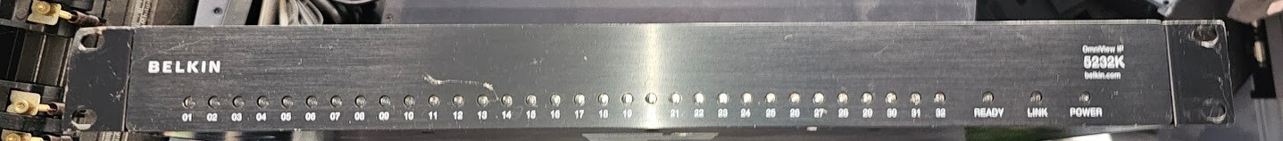 Belkin OmniView IP 5232K F1DP232G 32-Port 1U Rackmount KVM Switch USA Seller