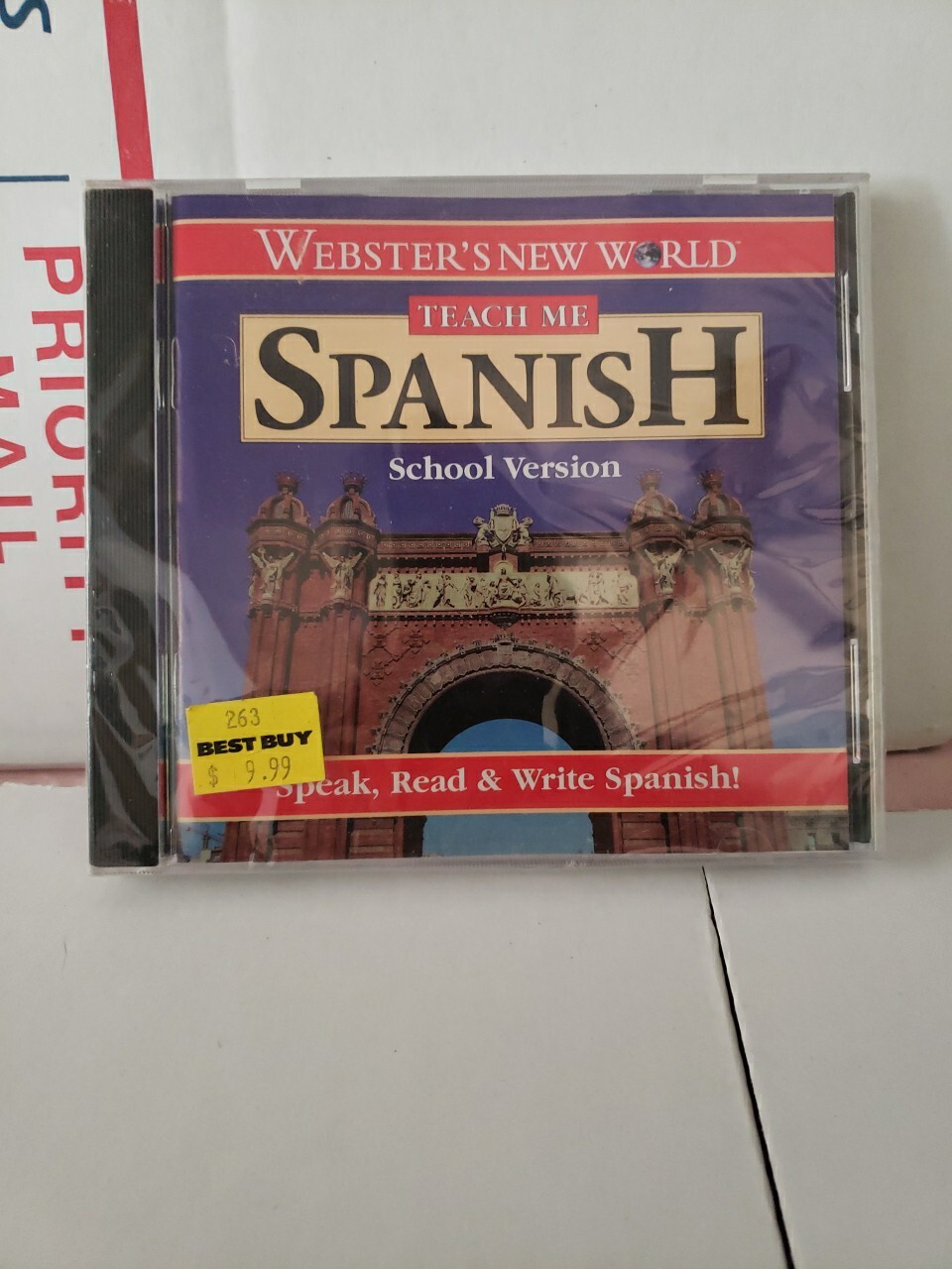 NEW Webster's New World: Teach Me Spanish School PC CD speak write ~ #175a