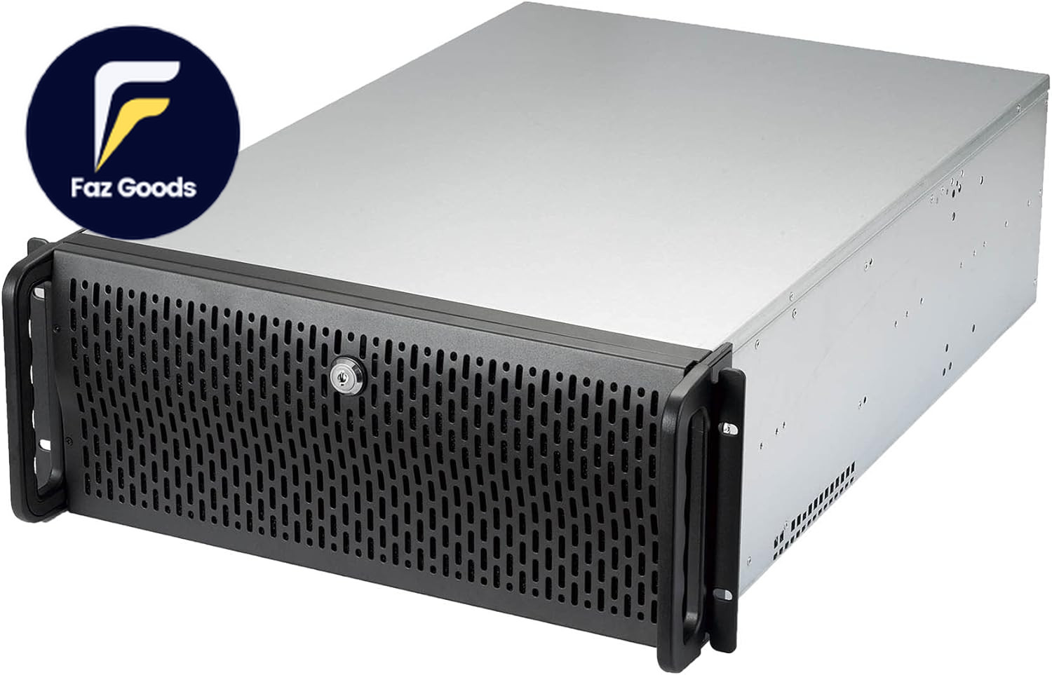 4U Server Chassis Rackmount Case 15 3.5" HDD Bays E-ATX Compatible 6 Front 120Mm