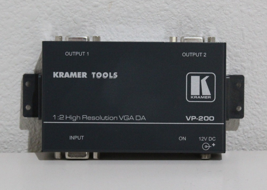 Kramer Tools VP-200 1:2 High Resolution VGA Distribution Amplifier with PSU