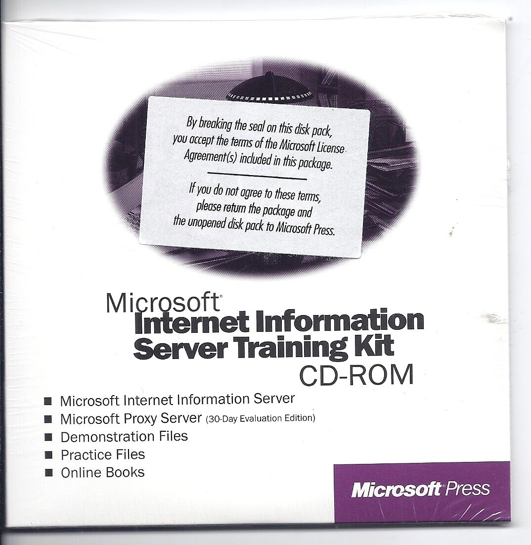 Microsoft Server Training Kit CD (with Windows NT server 4.0 120 day evaluation)