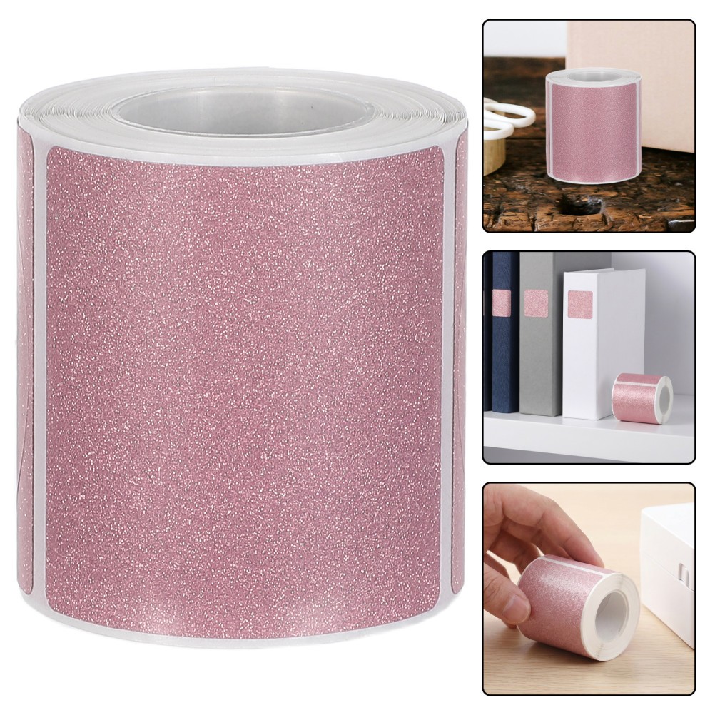 140pcs Square Thermal Printer Labels, Self-Adhesive Thermal Paper Roll for