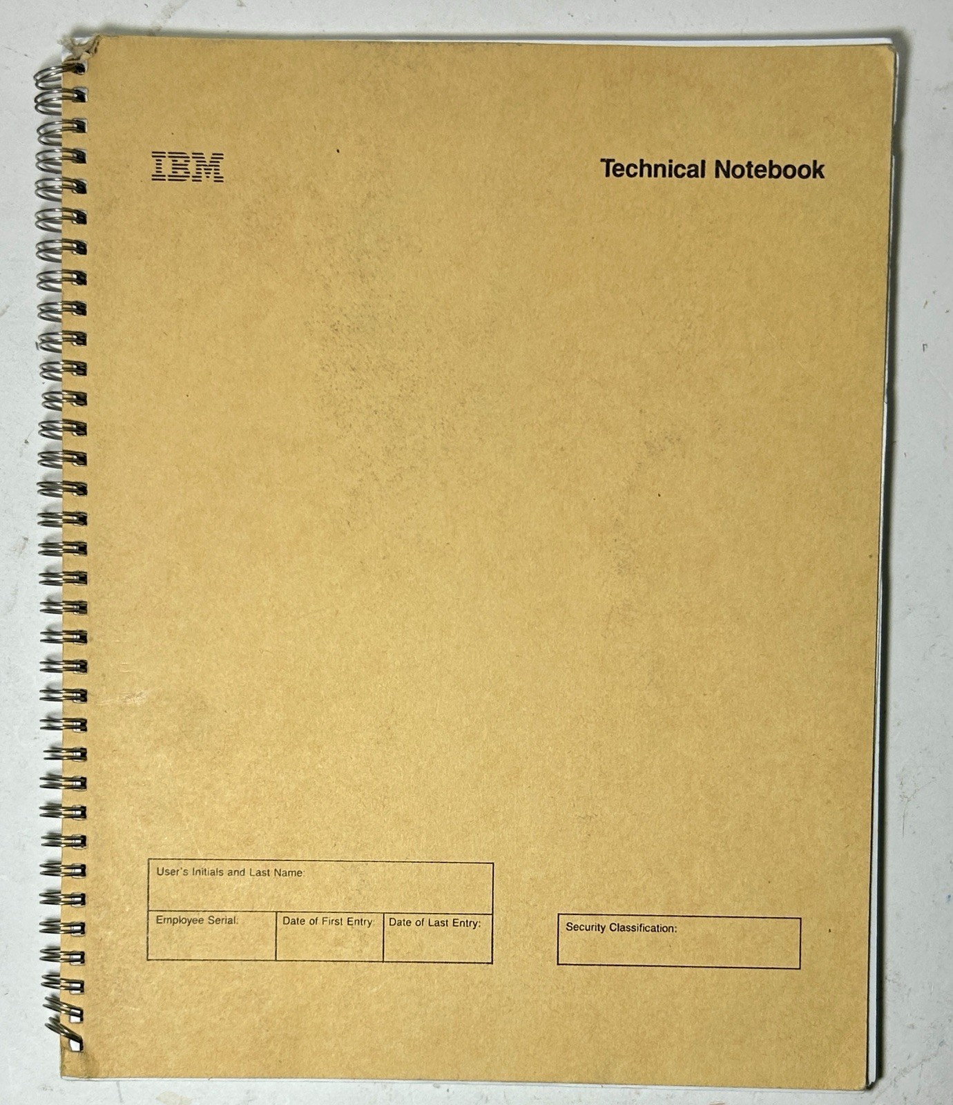 Vintage IBM technical Development Notebook Engineer Programmer Scientist Unused