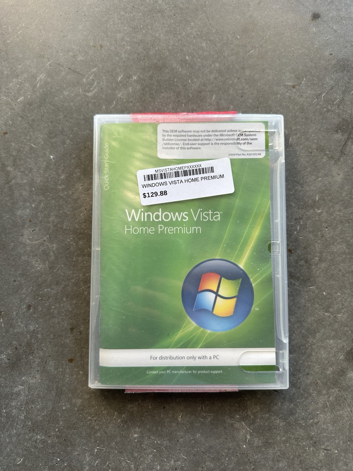 Microsoft Windows Vista Home Premium OEM DVD Operating System