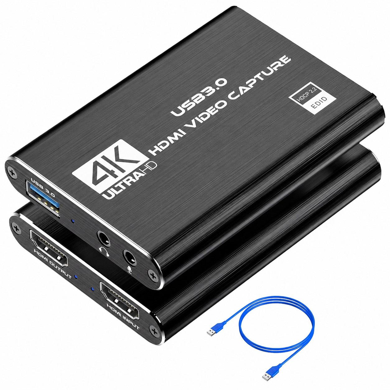 4K USB 3.0 HDMI Video Capture Card Device Live Streaming Gaming Recording Box