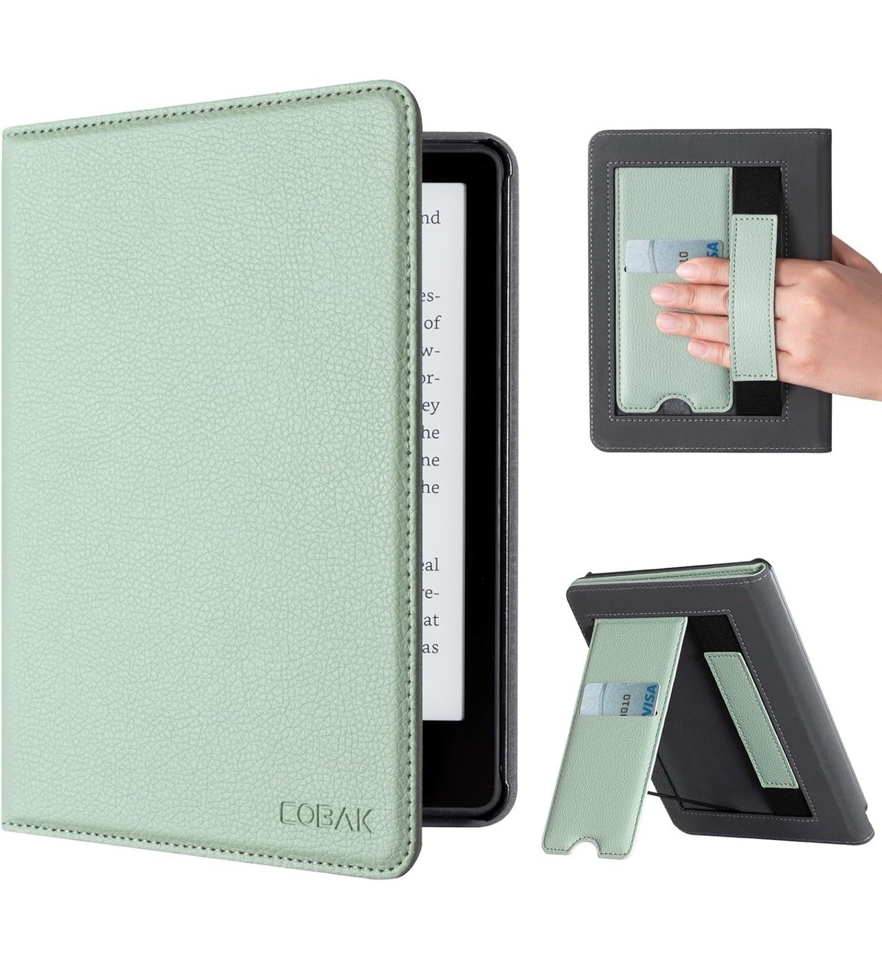Case with Stand for Kindle Paperwhite - Durable PU Leather Cover with Auto…