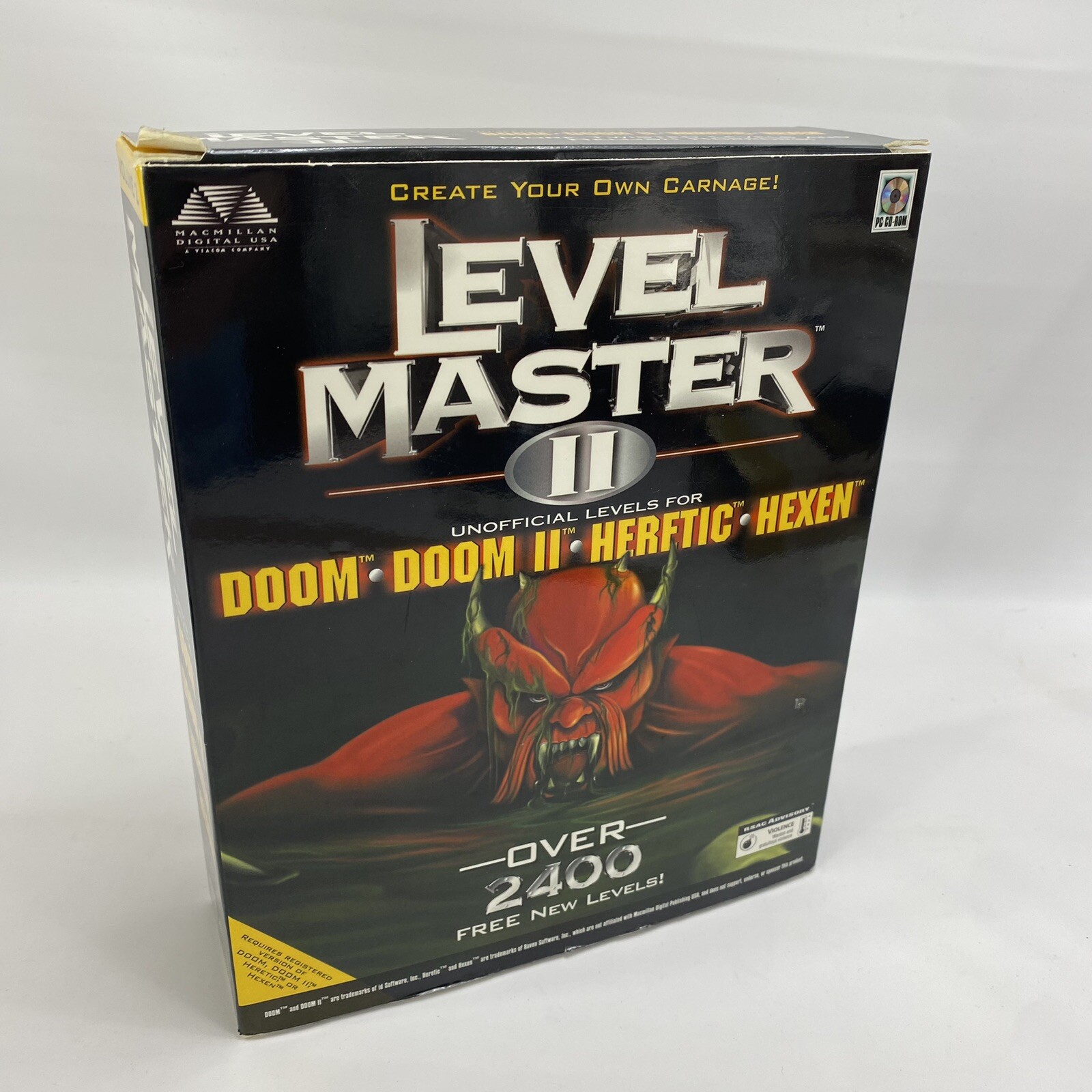 Level Master II Unofficial Levels for Doom Doom II Heretic Hexen PC Game