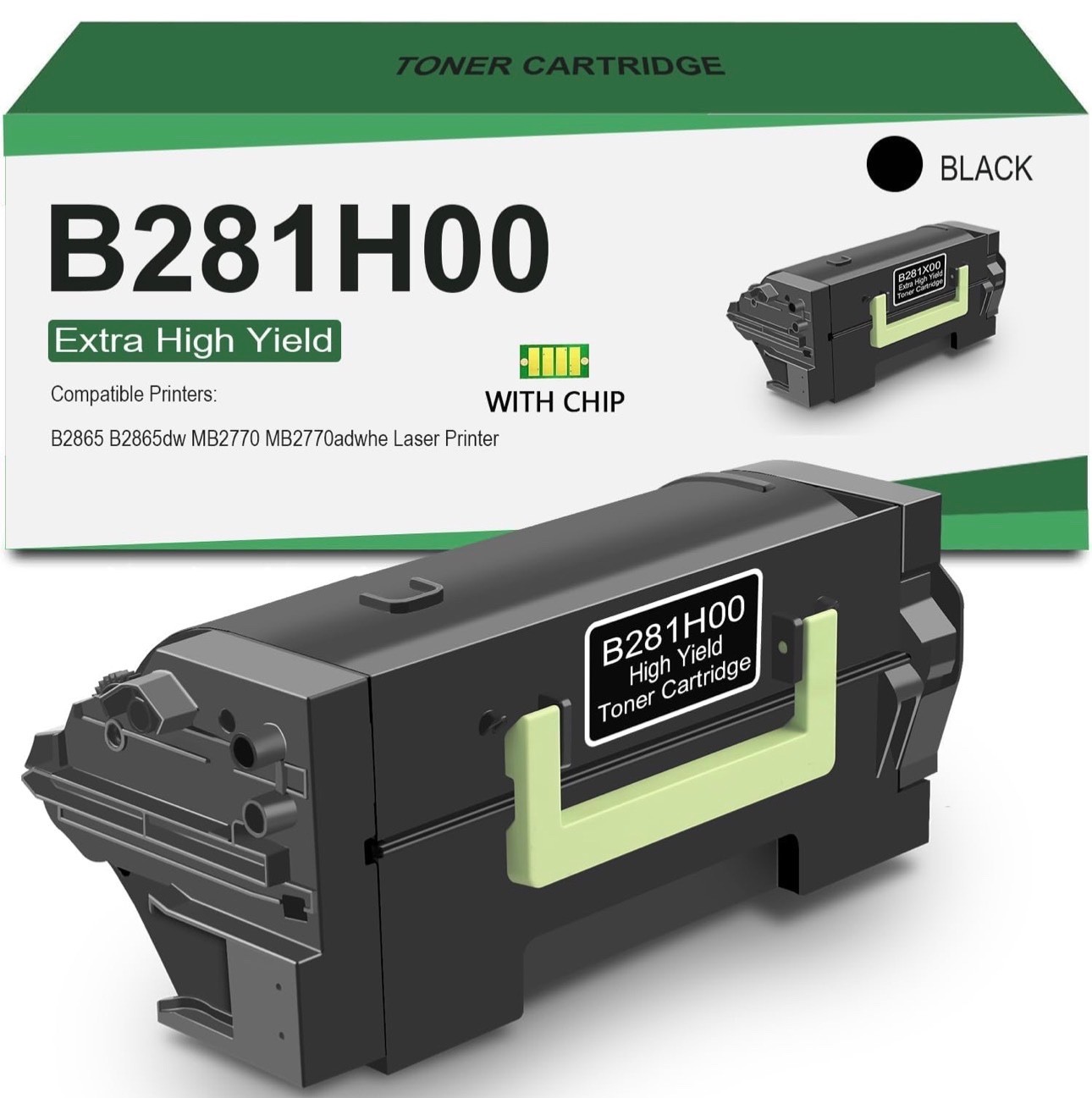 B2865 B281H00 High Yield Toner Cartridge for B2865 B2865dw MB2770 MB2770adwhe