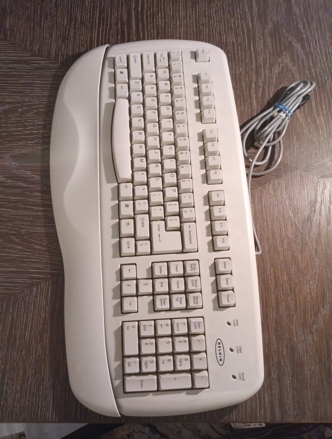 Belkin Enhanced Keyboard USB F8E885-white-USB