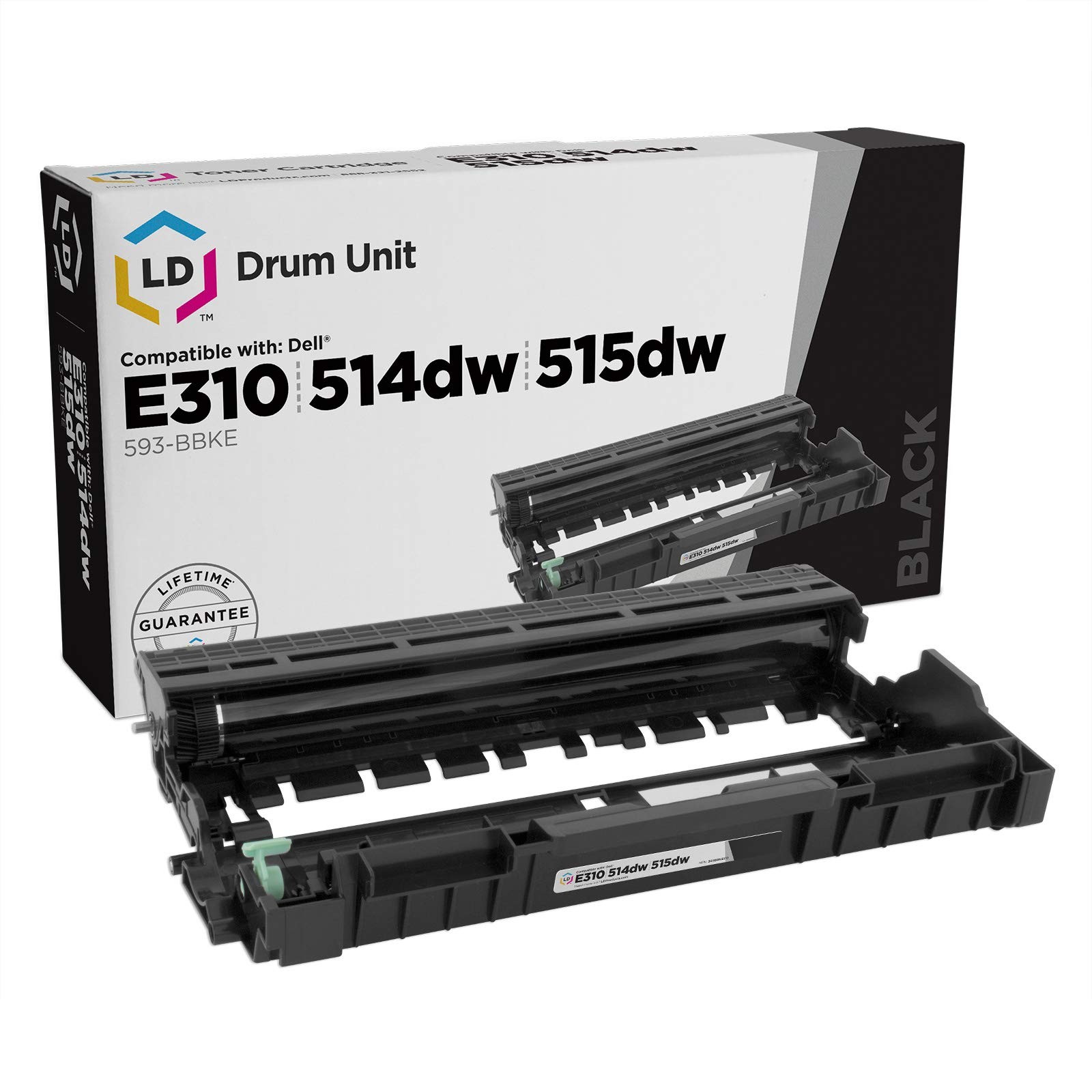 LD Compatible Drum Cartridge Replacement for Dell 593-BBKE C2KTH