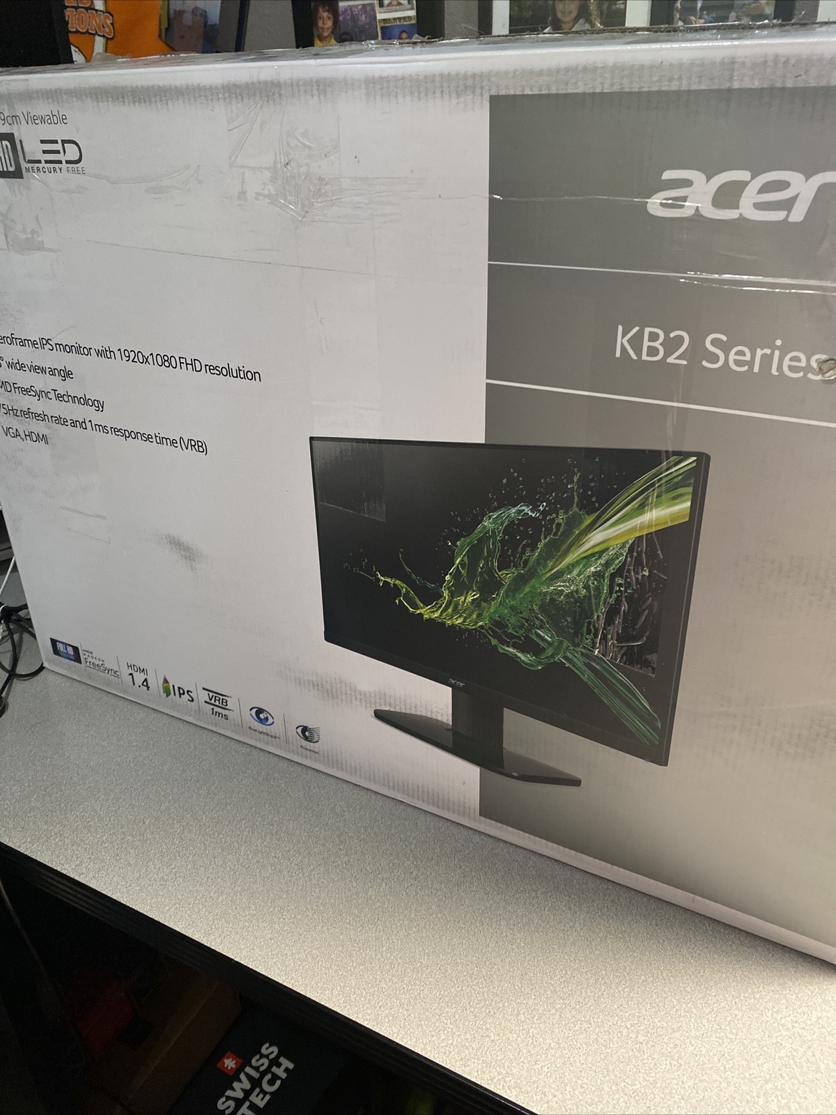 Acer KB272HL Hbi 27” Full HD Monitor - Black
