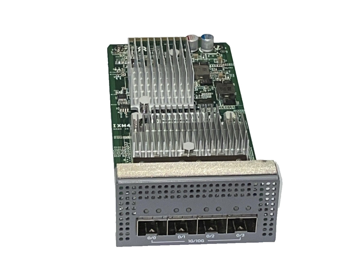 Juniper 4-Port 10Gb SFP+ Network Module IXM405 V1.0 - 1G/10G Ethernet Module