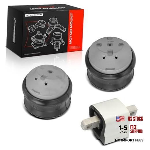 3PCS Engine Motor and Transmission Mount Kit Compatible with Mercedes-Benz