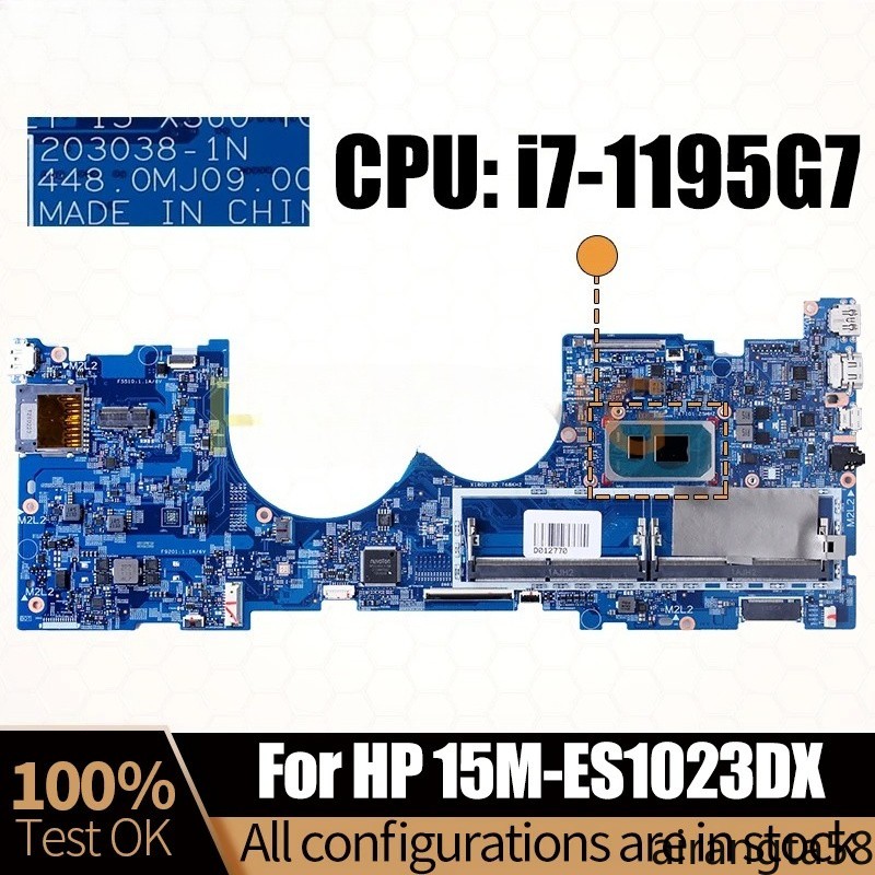 For HP ENVY X360 15T-ES 15M-ES1013DX Mainboard 203038-1N  i7-1195G7 M81421-601