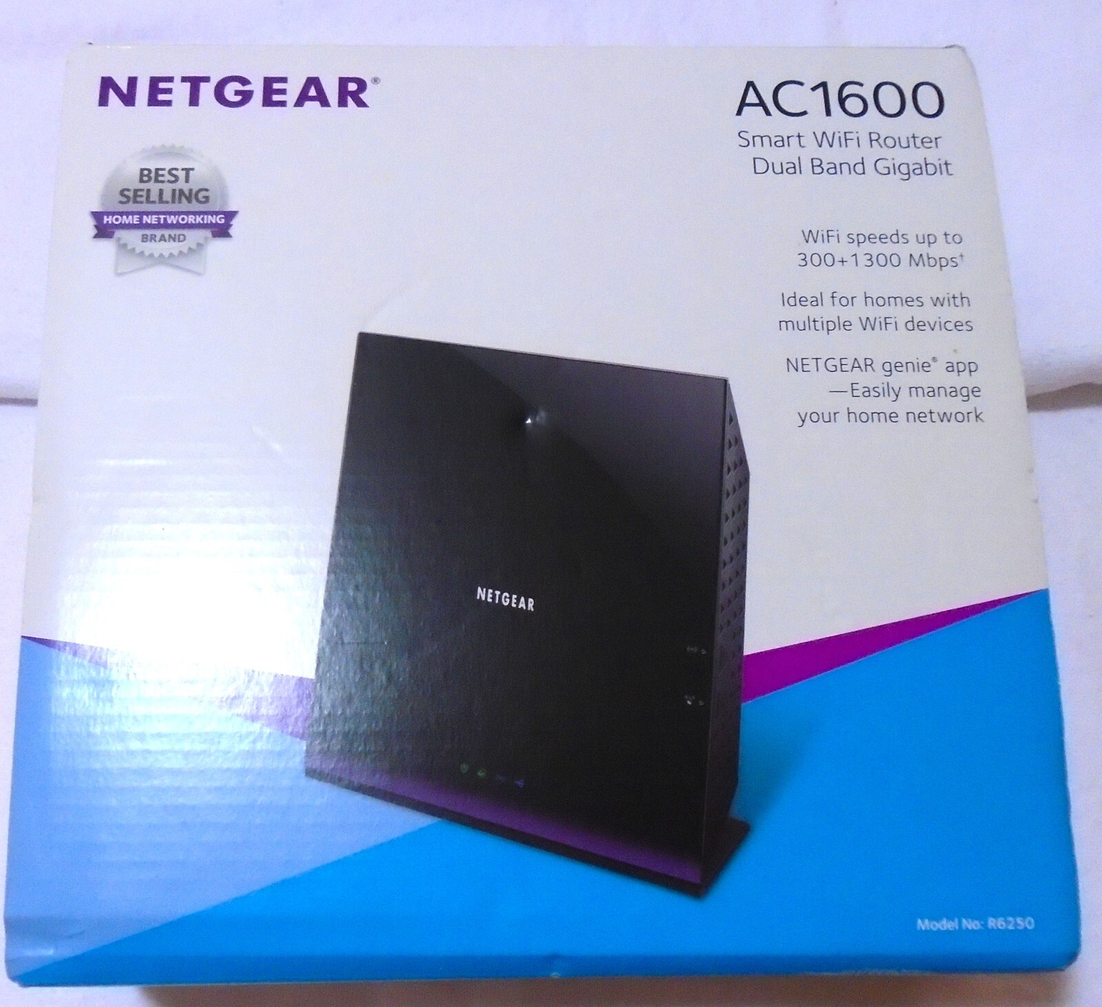 Netgear AC1600 Smart WiFi Router Dual Band Gigabit R6250-200NAS   --  BEST RANGE