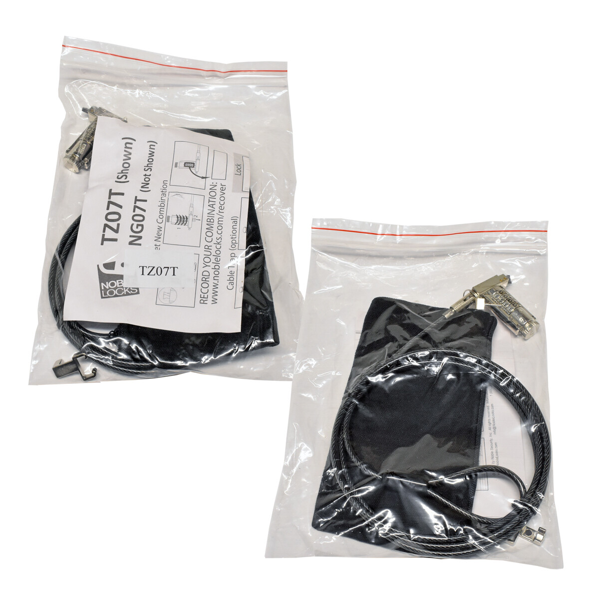 Dell Noble Locks Resettable Combination Wedge Lock TZ07T New, original pack...