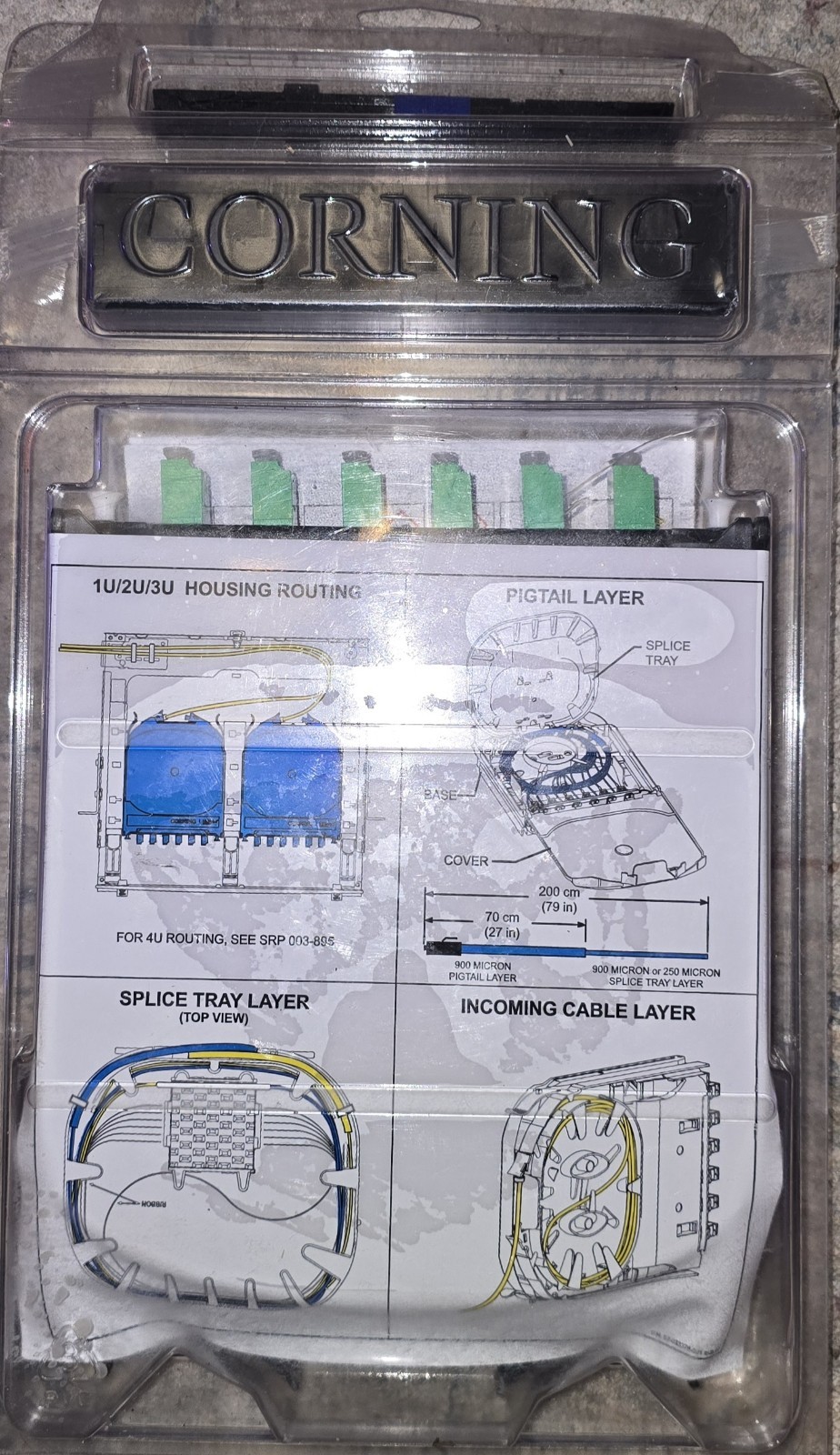 CORNING CCH-CS12-B3-P00RJ    1PCE        CCH SPL CASS 12F LCAPC-DUP OS2 RIBBON