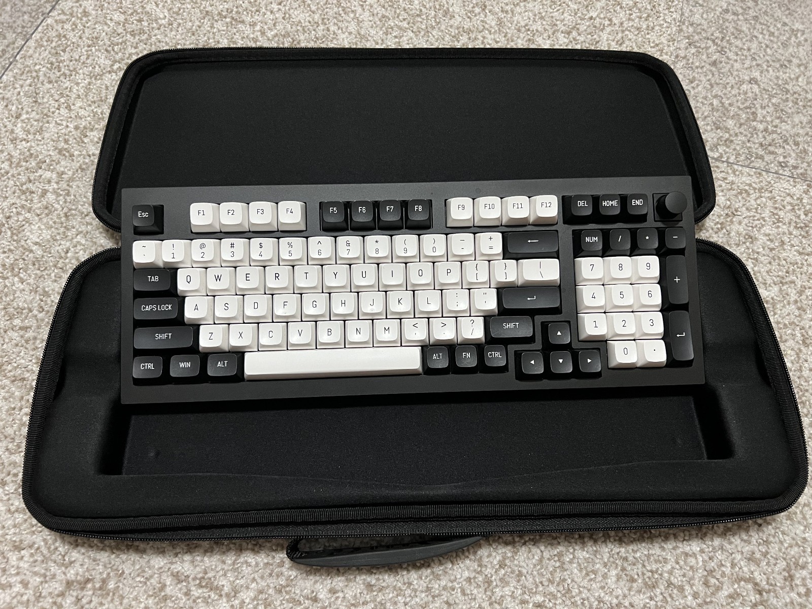 Keychron Q5 RGB Mechanical Keyboard +Knob K Pro Brown Switches Aluminum Chassis