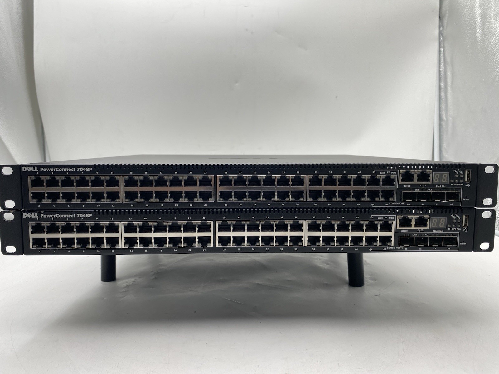 Lot Of 2 Dell PowerConnect 7048P 48-Port Managed Gigabit Ethernet Switch