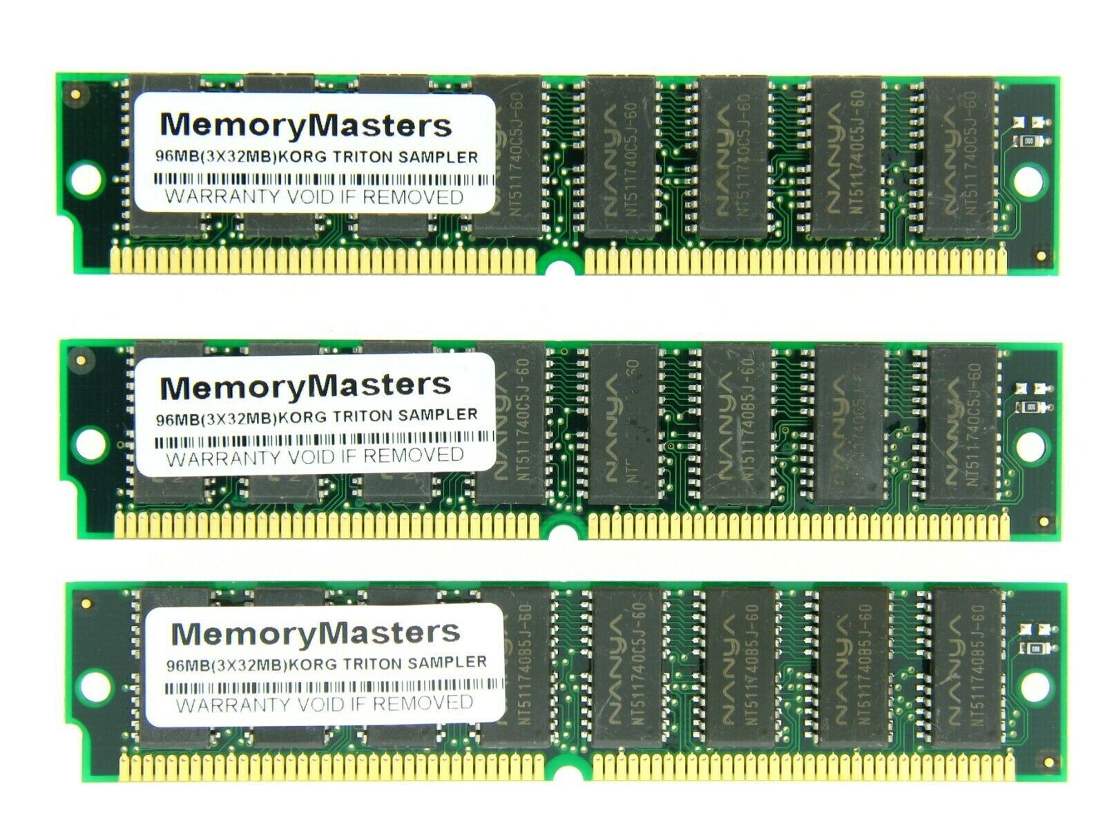 GOLD 96MB 3x 32MB Memory Ram Kit for Korg Triton EX 88 