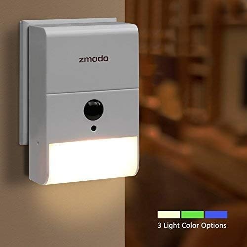 Zmodo ZM-SHRZ01W Smart WiFi Range Extender with LED Nightlight - White