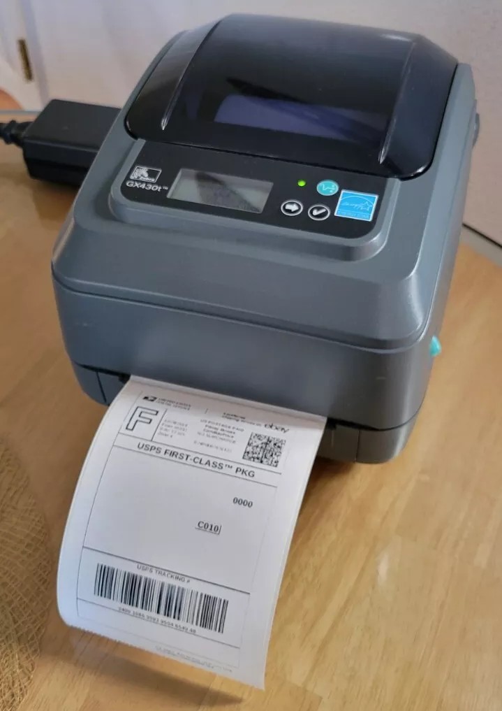 Zebra GX430t DT/TT Barcode Label Printer with LCD disp GX43-102710-000 WiFi USB