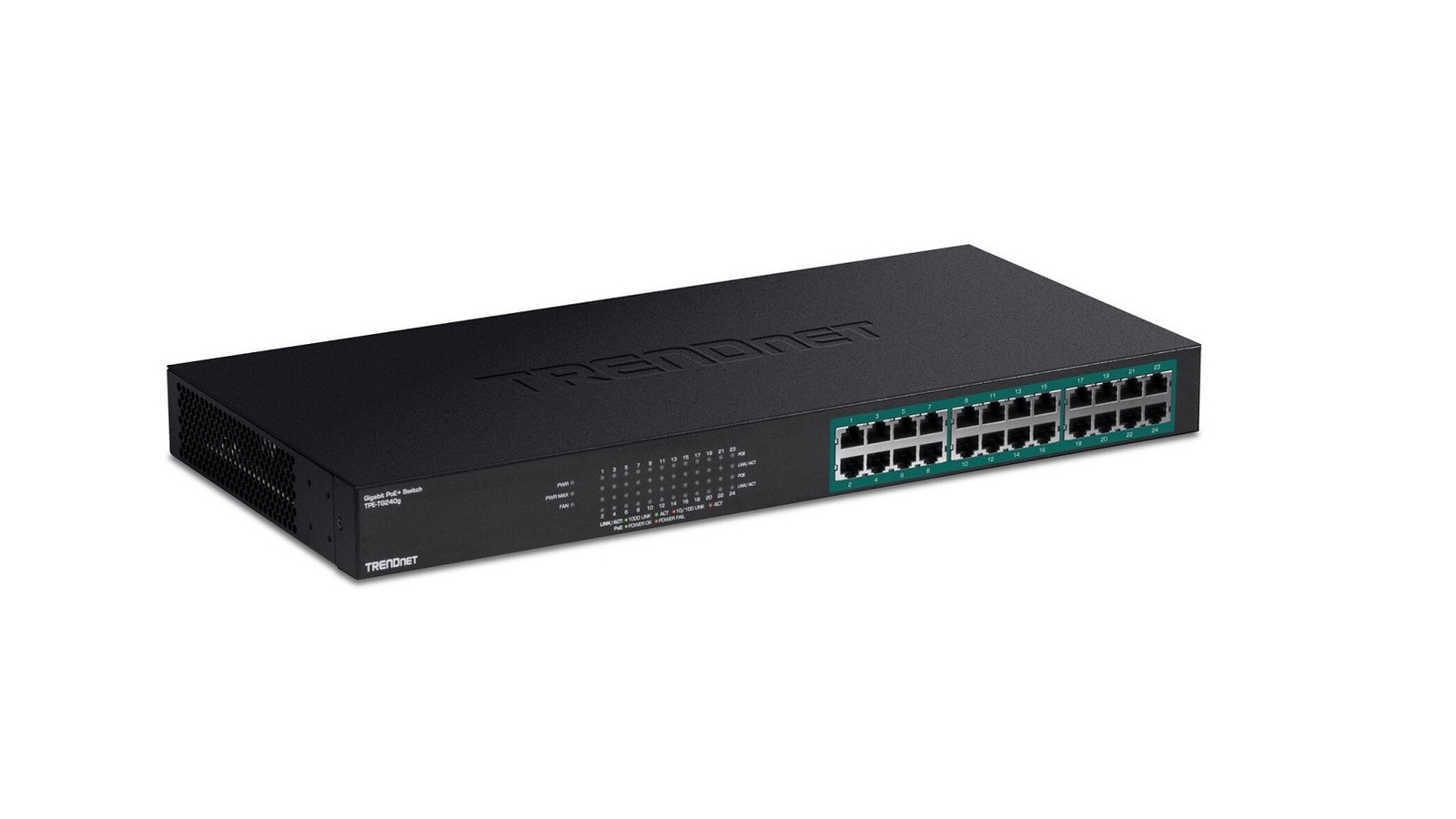 TrendNet 24-Ports GigaBit PoE+ Switch TPE-TG240G