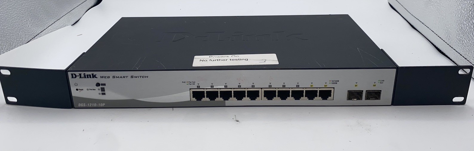 D-Link Web Smart Switch Model DGS-1210-10P No Power Cord