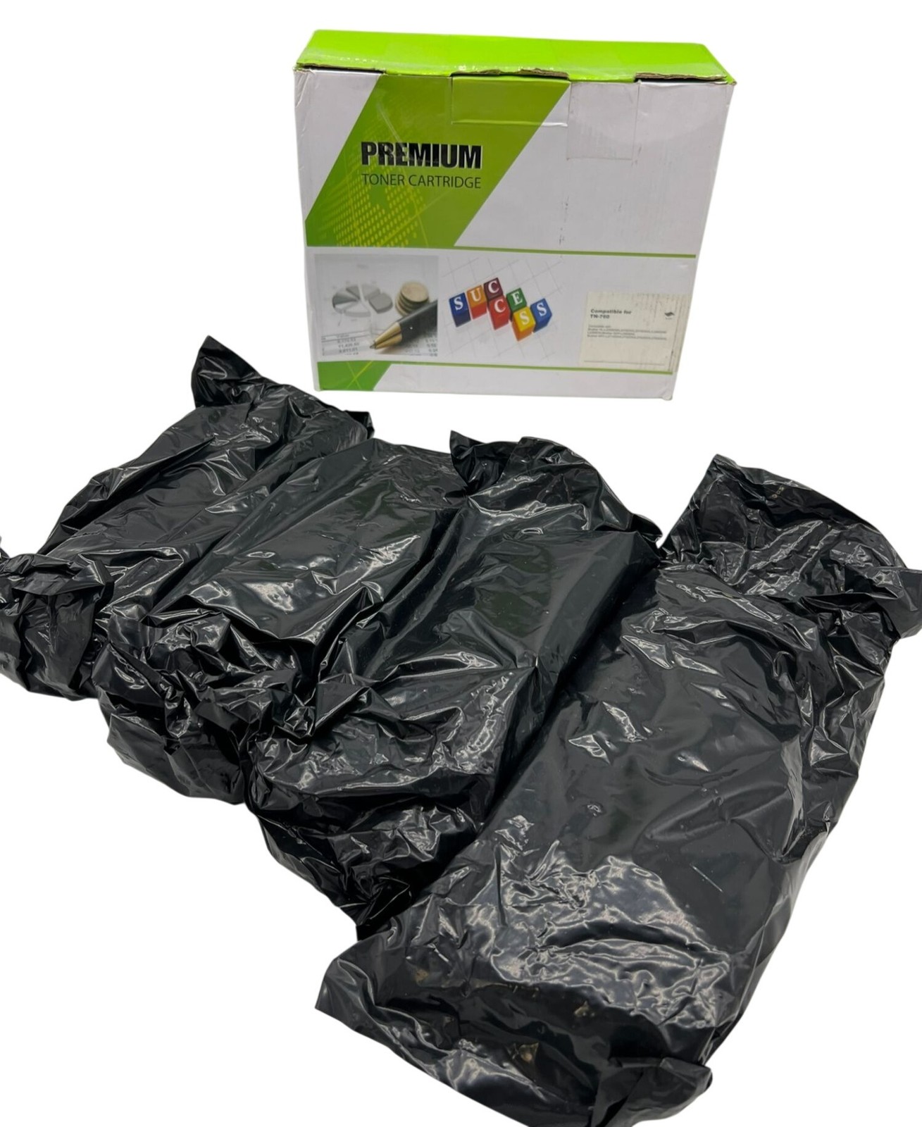 Premium Toner Cartridge Replacement TN-760 4-pcs Black Laser Printer Boxed