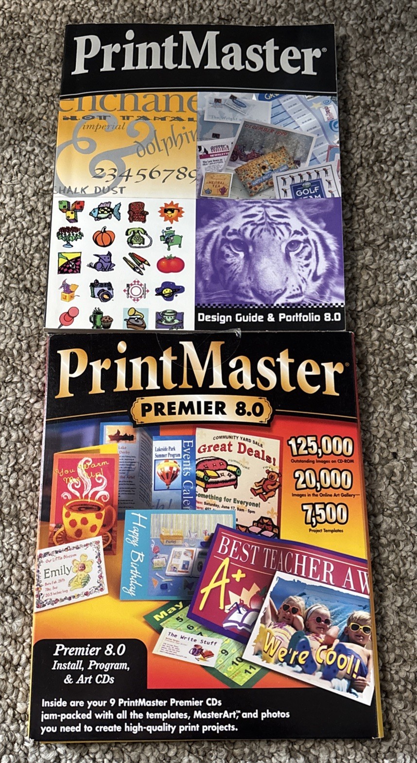 Vintage Print Master Premier 8.0 PC Software - WINDOWS 95 98
