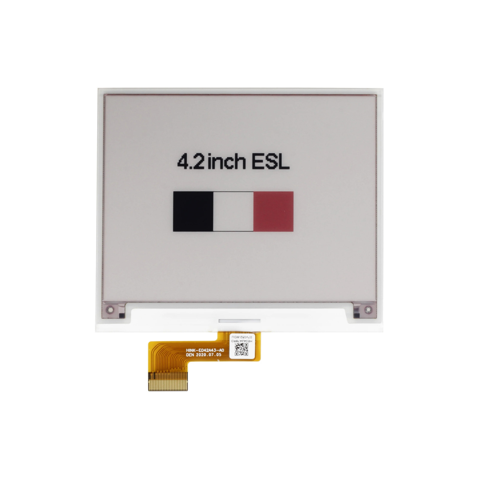 4.2-inch H-Ink-E042A43-A0 E042A43 SPI red, white and black electronic ink screen